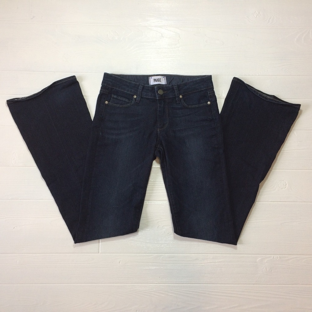 Paige Skyline Boot Jeans Bootcut Dark Denim SZ  27